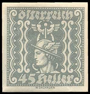 Color scan: Postage stamp of Austria