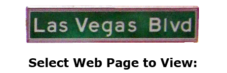 Color photo: Las Vegas Blvd street sign and prompt to select web page