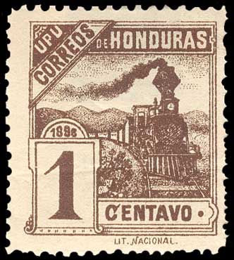 Color scan: Postage stamp of Honduras