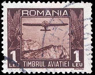 Color scan: Postage stamp of Romania