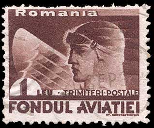 Color scan: Postage stamp of Romania
