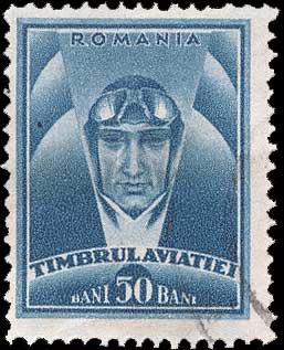 Color scan: Postage stamp of Romania