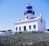 Color photo: Point Loma Lighthouse - Embedded text: 1972