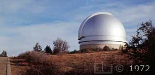 Color photo: Pathway to Palomar Observatory