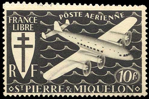 Color scan: 10 franc postage stamp